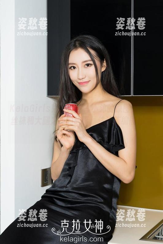 KelaGirls克拉女神 - 小沐的原图秀：这丝袜和大腿之间的故事，估计连编剧都编不出来。。。