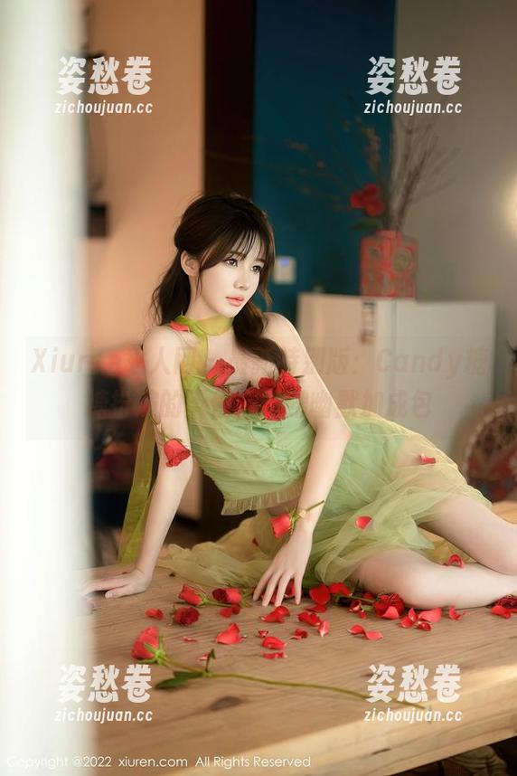 Xiuren秀人网-Candy糖糖 Xiuren秀人网 - 最新特别版:Candy糖糖扮演的天使,附赠幽默加成包
