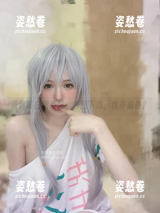 倦倦喵白裙系列，套图下载，秋冬必备？