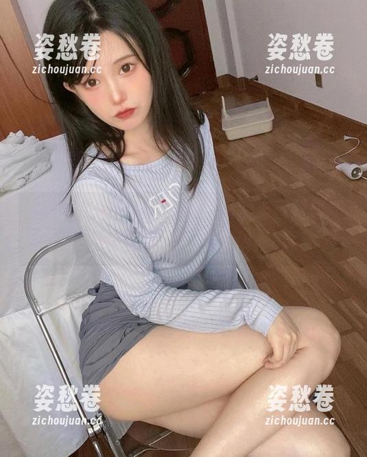倦倦喵白睡衣新作品集，资源丰富到想“睡”在人家白里了！