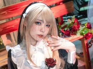 在安食Ajiki的死之宫环奈cos合集里，一直想说的：这是什么神仙搭配？
