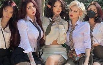 微密圈 – 希希Gina的礼服太有意思，这最新写真集果然是捡了个小金库吗？
