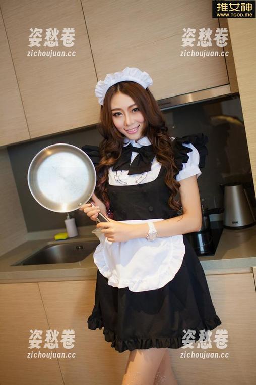 推女神-可乐Vicky 推女神 - 全套可乐Vicky吊带写真:我开始担心,她是不是忘了下楼的路了?